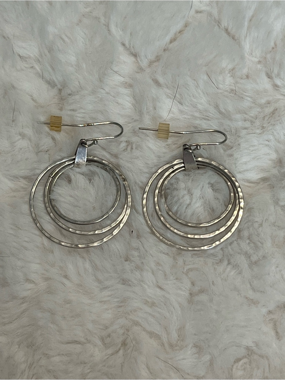 James Avery (Retired) Cascading Circle Hammered Sterling Silver